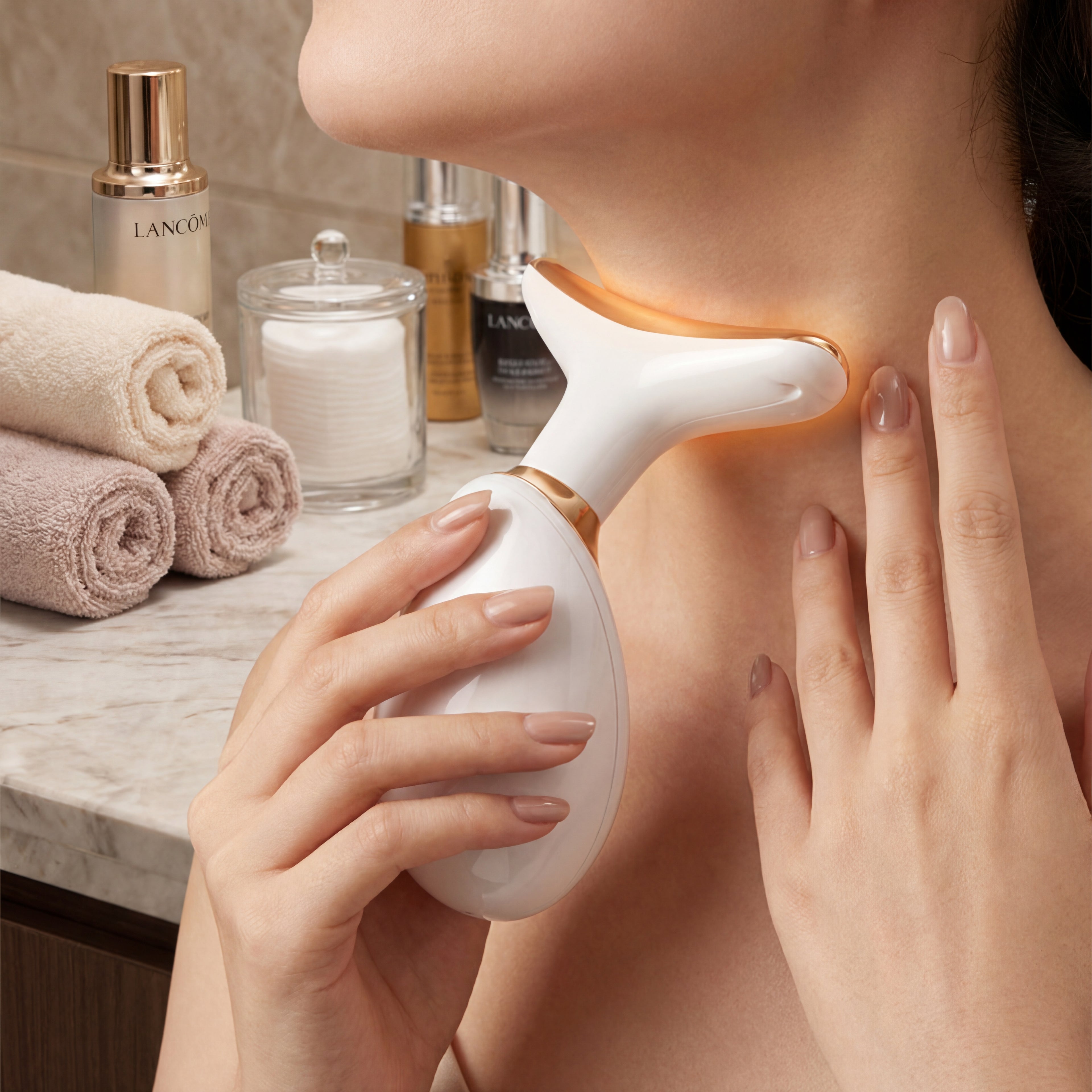Compact Electric Facial Beauty Massager